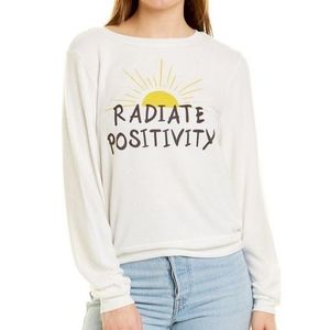Wildfox • Radiate Positivity Baggy Beach Jumper Sweatshirt size Small